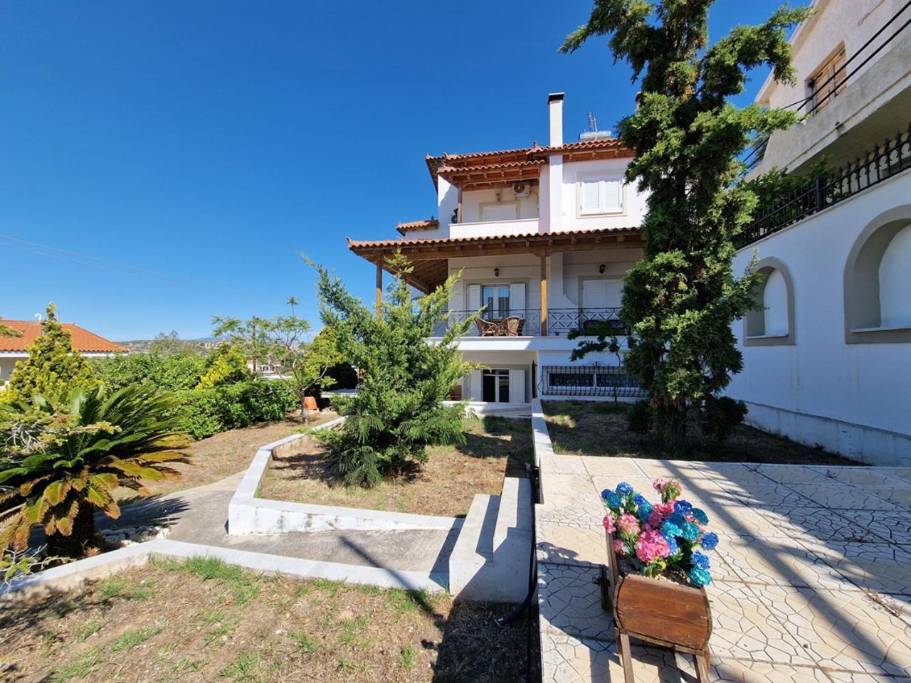 The Mirador Boutique Villa With Scenic Sea View Pórto Ráfti Exterior foto
