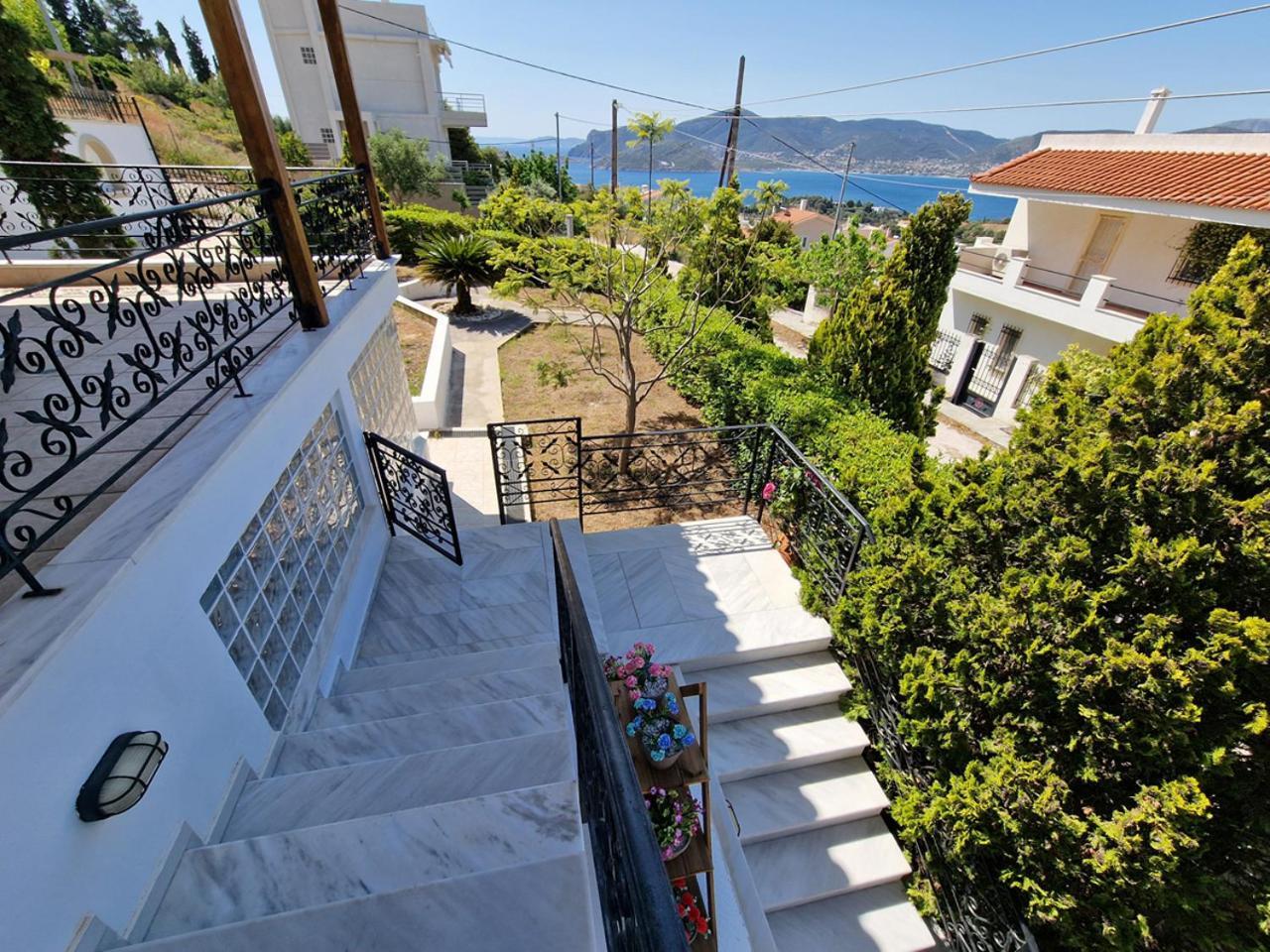 The Mirador Boutique Villa With Scenic Sea View Pórto Ráfti Exterior foto